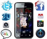 AS1+ -SMARTPHONE 3D ANDROID 4.0 3G DUAL SIM DISPLAY LG 4.0" CAP. WiFi GPS 5MP 32GB 